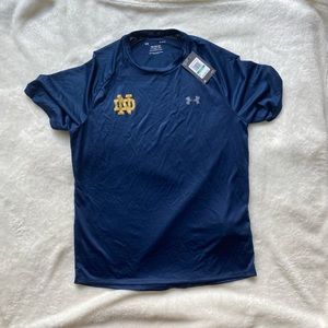 Mens Notre Dame Under Armour Tech Tee